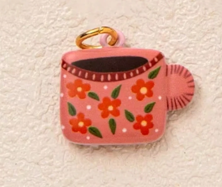 "Coffee Lover" Enemal Charm